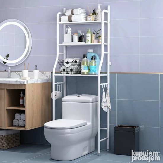 Polica iznad wc solje polica za kupatilo