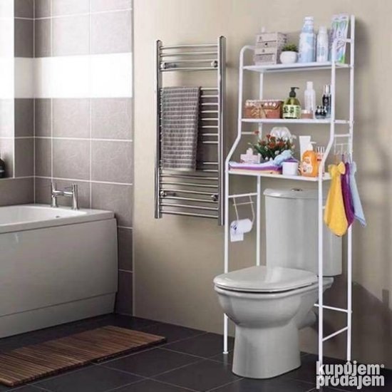Polica iznad wc solje polica za kupatilo - Slika 4