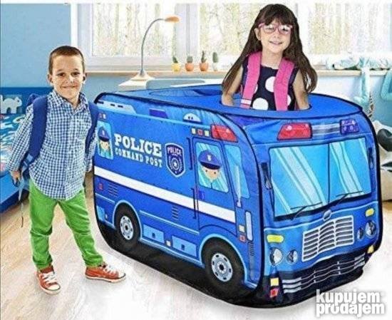 Policijski autobus sator