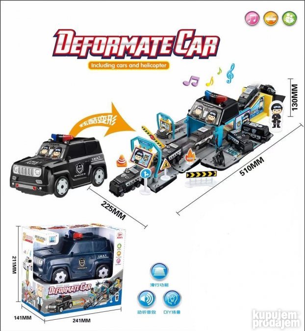 Policijski transformers auto staza - Slika 5