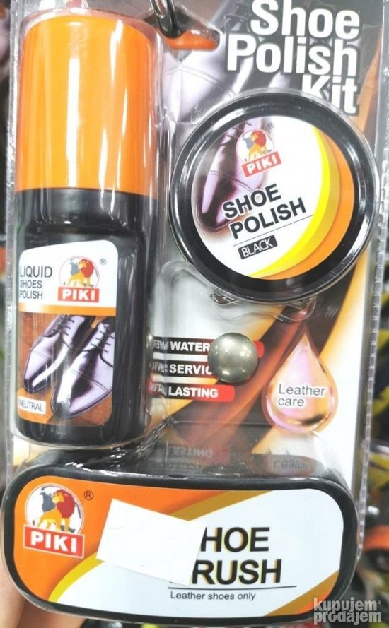Polir pasta za cipele i cetka i sundjer