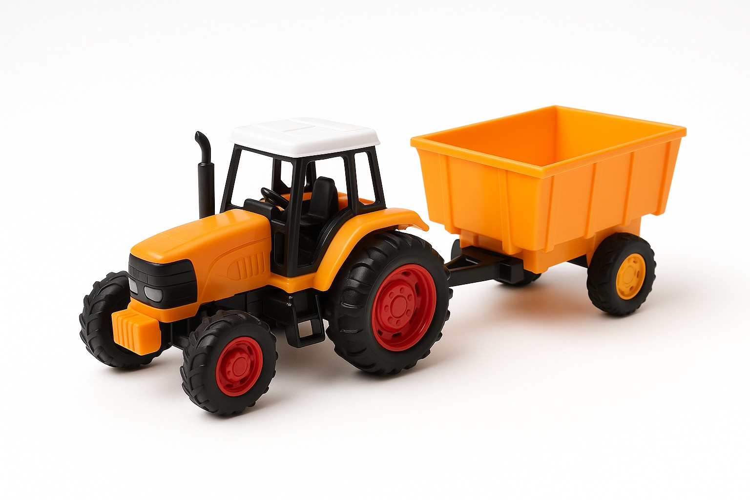 Poljoprivredni traktor sa prikolicom