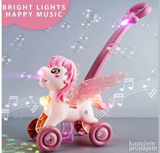 Pony guralica sa baloncicima