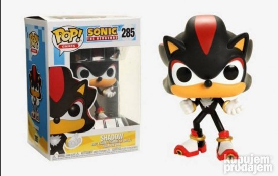 Pop sonic the hedgehog figurica Shadow boom
