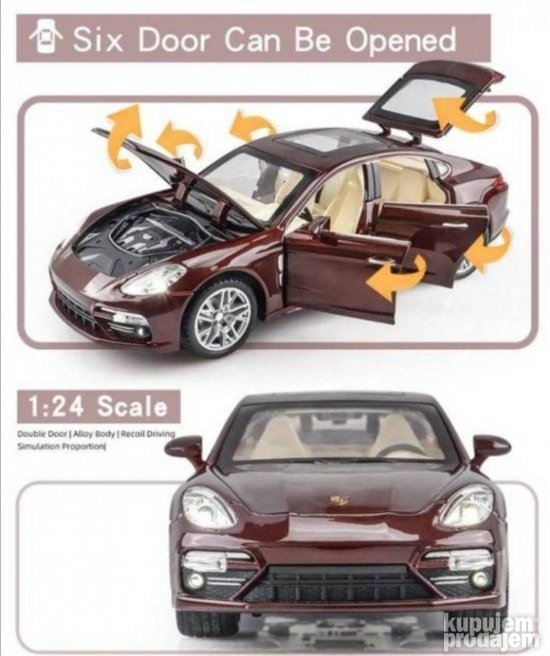 Porsche panamera metalni muzicki roze - Slika 3