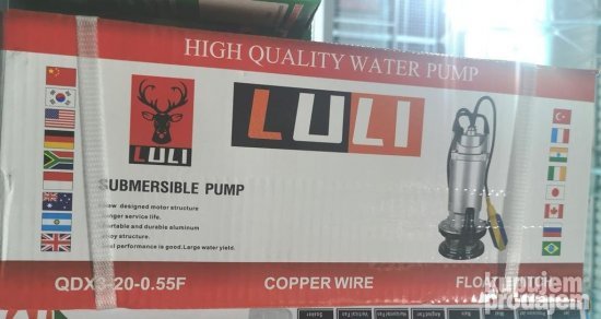 Potapajuca LULI pumpa QDX3 20 0.55F 550W 7260Lh