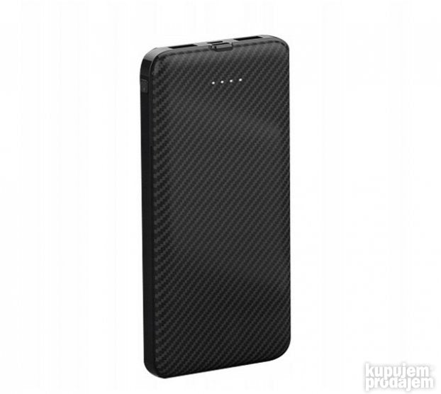 Power Bank 10.000 mAh 2 USB full black