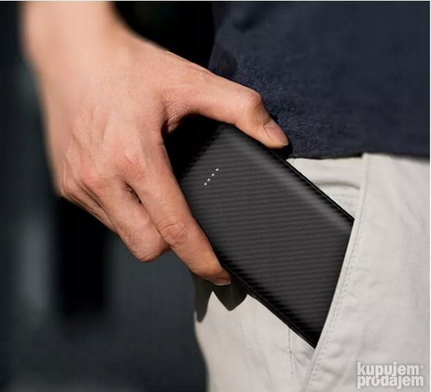 Power Bank 10.000 mAh 2 USB full black - Slika 4