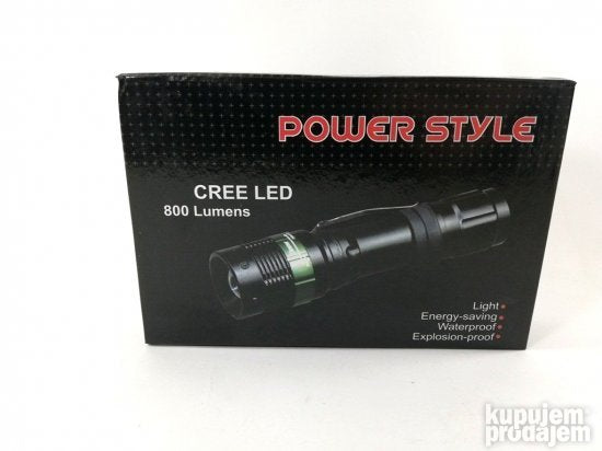 Power Style T6 Led Cree 800 Lumena - Slika 3