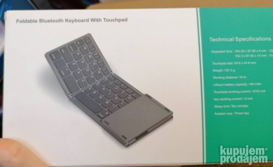 Preklopna Bluetooth tastarura - Slika 4
