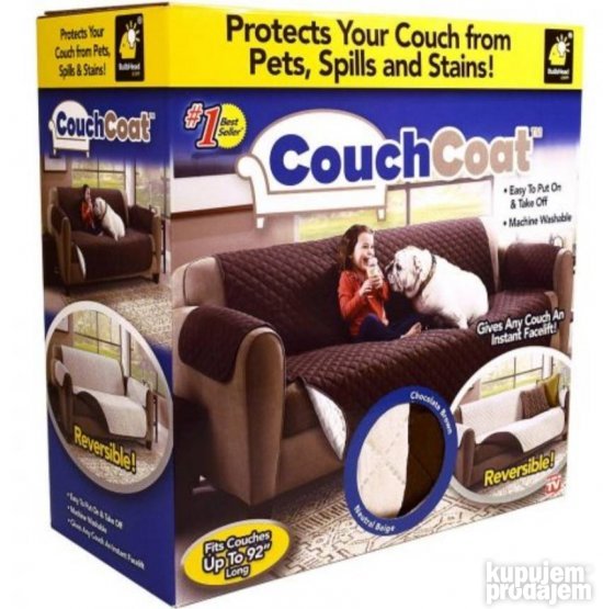 Prekrivac protiv dlaka ljubimaca Couch coal