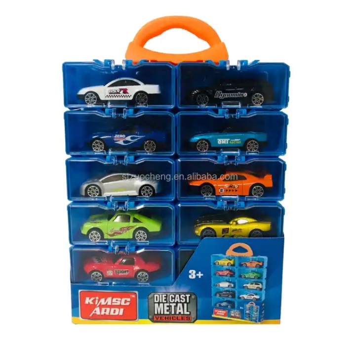 Premium Set Metalnih Trkackih Automobila 12 Komada