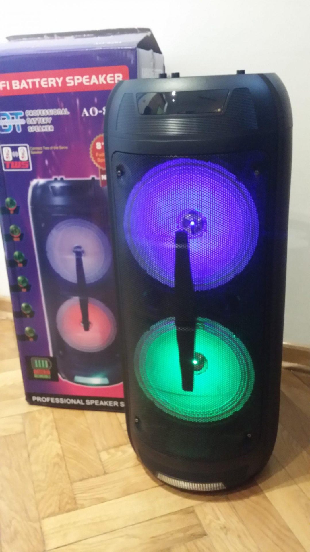 Prenosivi Zvucnik Bluetooth karaoke mikrofon AO 8201 - Slika 8