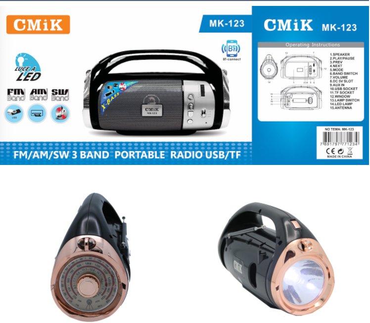 Prenosivi blutut zvucnik CMIK MK 123 - Slika 4