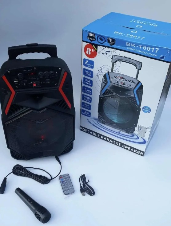 Prenosni Bluetooth Zvucnik 8 sa Karaoke Mikrofonom - Slika 5
