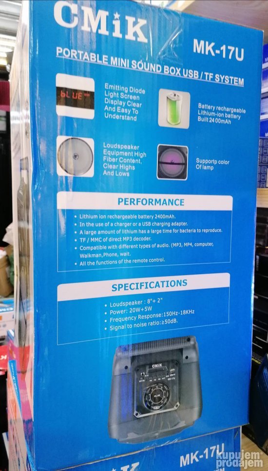 Prenosni Bluetooth zvucnik