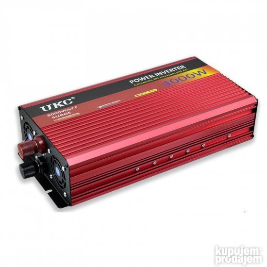 Pretvarac Inverter 12V na 220V 4000w