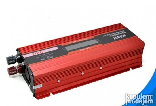 Pretvarac napona inverter 12v 2000w sa LCD Ekranom