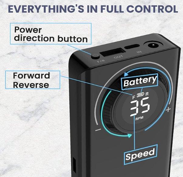 Profesionalna elektricna turpija za nokte 35000RPM - Slika 7