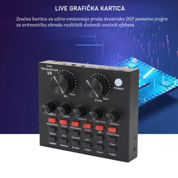 Profesionalna zvucna kartica V8 - Slika 5