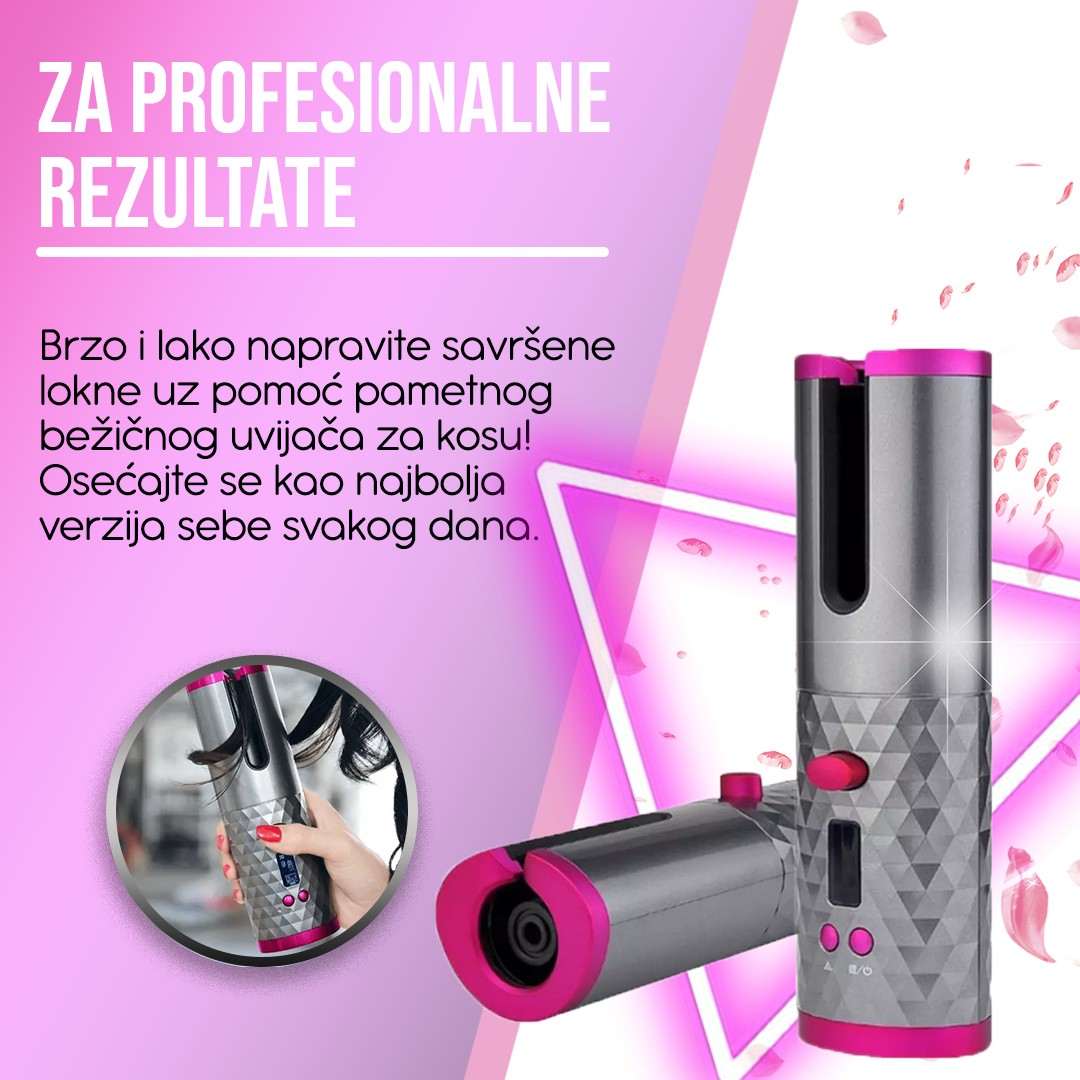 Profesionalni bezicni uvijac za kosu