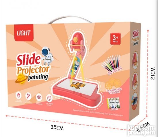 Projektor za crtanje rozi za decu - Slika 4