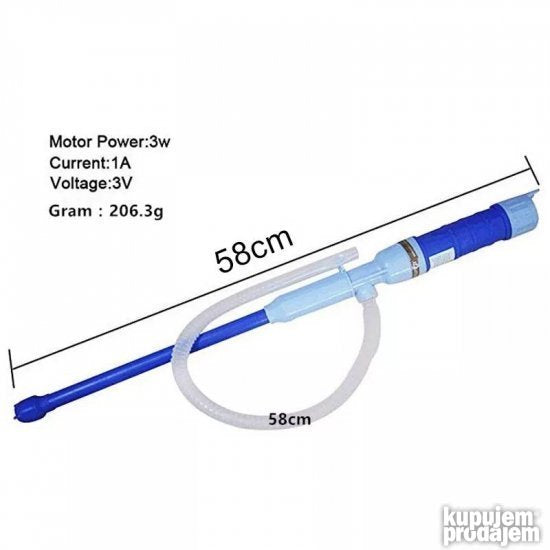 Pumpa za pretakanje goriva i tecnosti na baterije