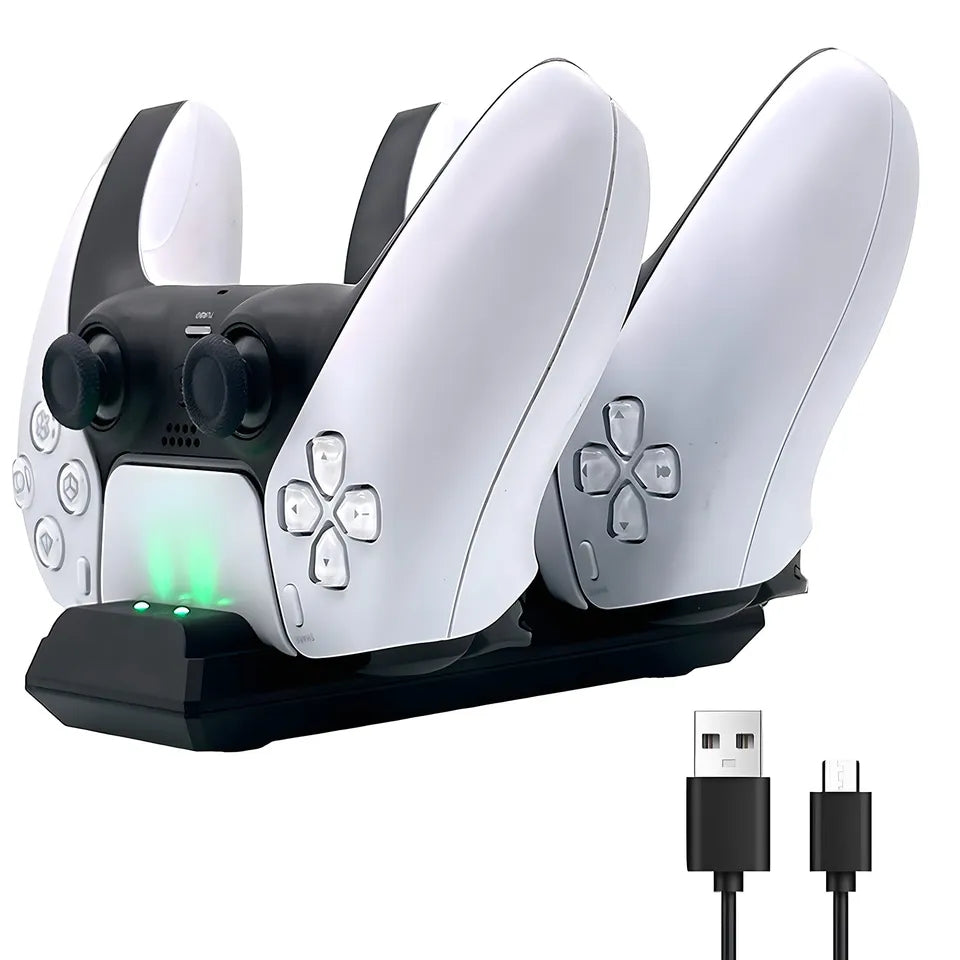 Punjac PS5 kontrolera Dupla stanica za brzo punjenje - Slika 2