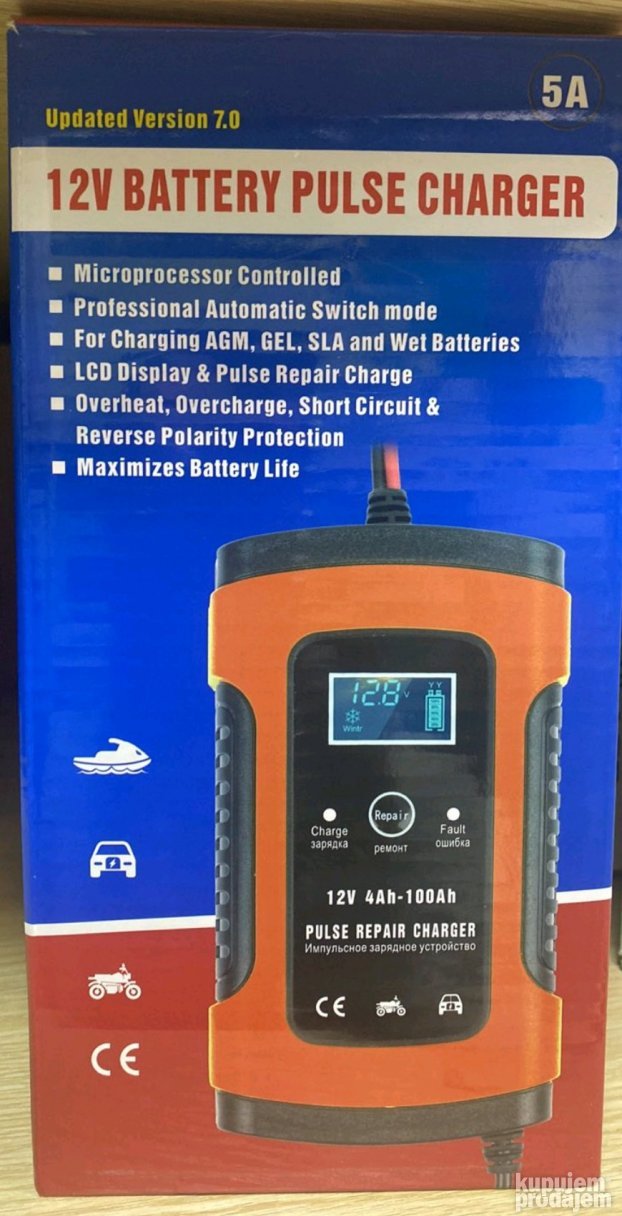 Punjac za automobilske baterije 12V5Amp PUNJAC PUNJAC