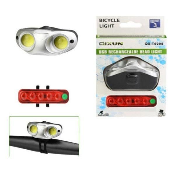 Punjivo LED svetlo za bicikl USB QX T0205 - Slika 4