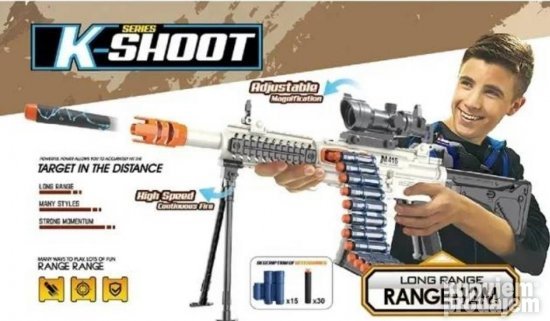 Puska K Shoot mitraljez igracka