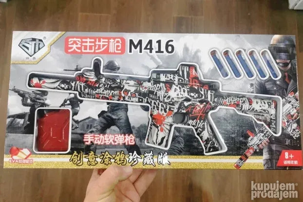 Puska M416 igracka 47cm