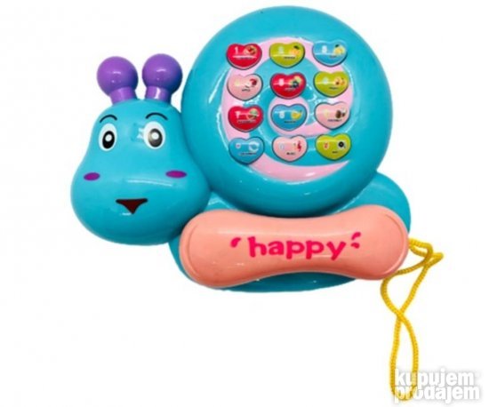 Puz telefon igracka za bebe roze