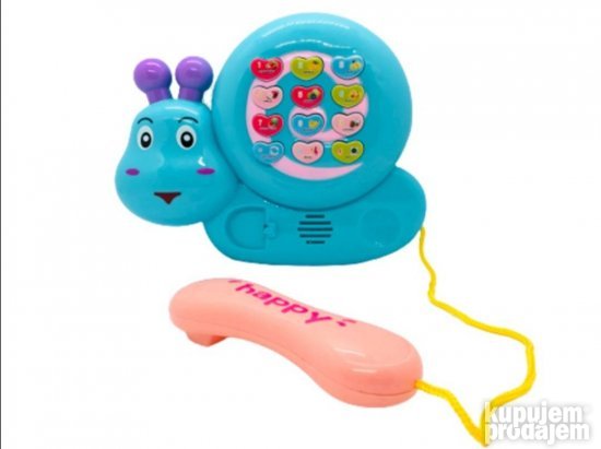 Puz telefon igracka za bebe roze - Slika 3