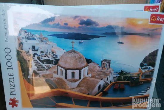 Puzzle 1000 delova Crkva i More