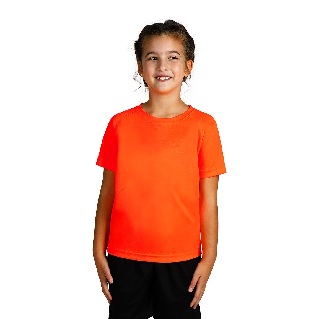RECORD KIDS decja sportska majica sa raglan rukavima neon narandzasta