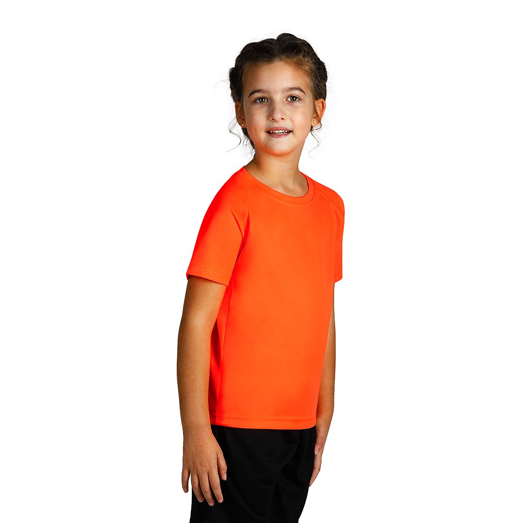 RECORD KIDS decja sportska majica sa raglan rukavima neon narandzasta