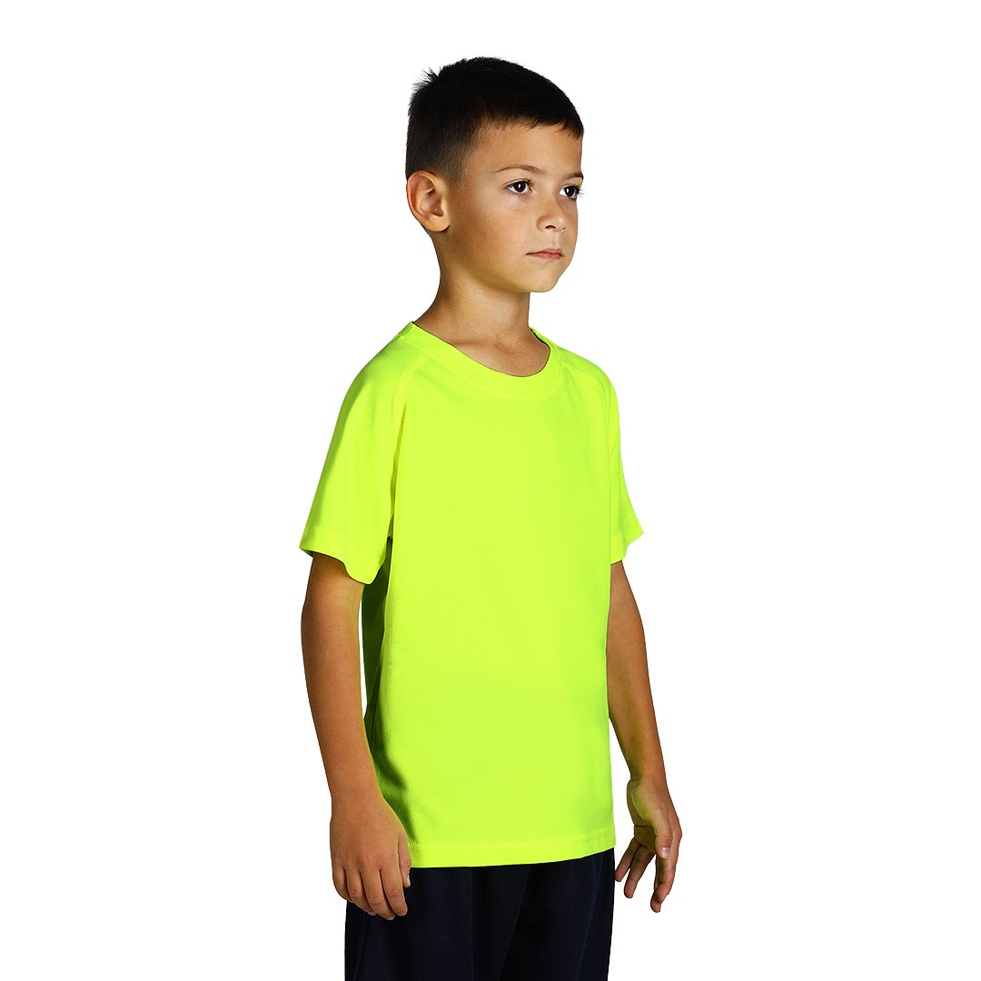 RECORD KIDS decja sportska majica sa raglan rukavima neon zuta