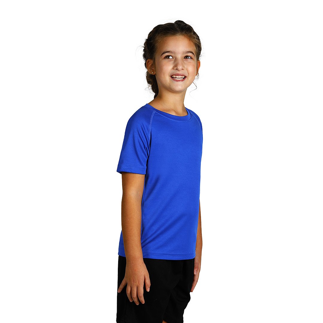 RECORD KIDS decja sportska majica sa raglan rukavima rojal plava
