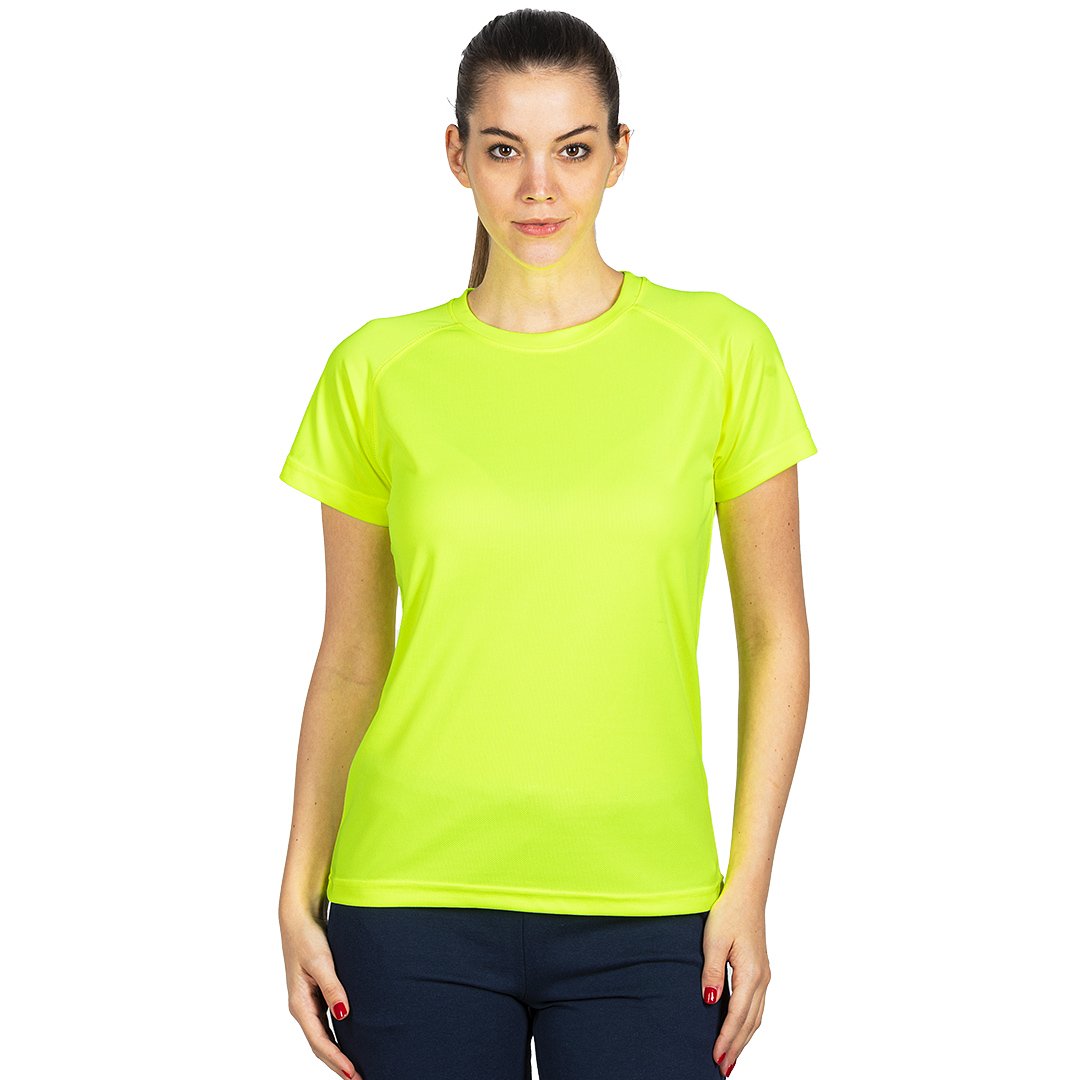 RECORD LADY zenska sportska majica sa raglan rukavima neon zuta