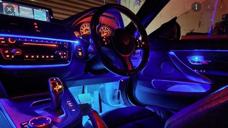 RGB LED Niti Ambijentalno osvetljenje enterijer automobila RGB LED Niti Ambijentalno osvetljenje enterijer automobila - Slika 4