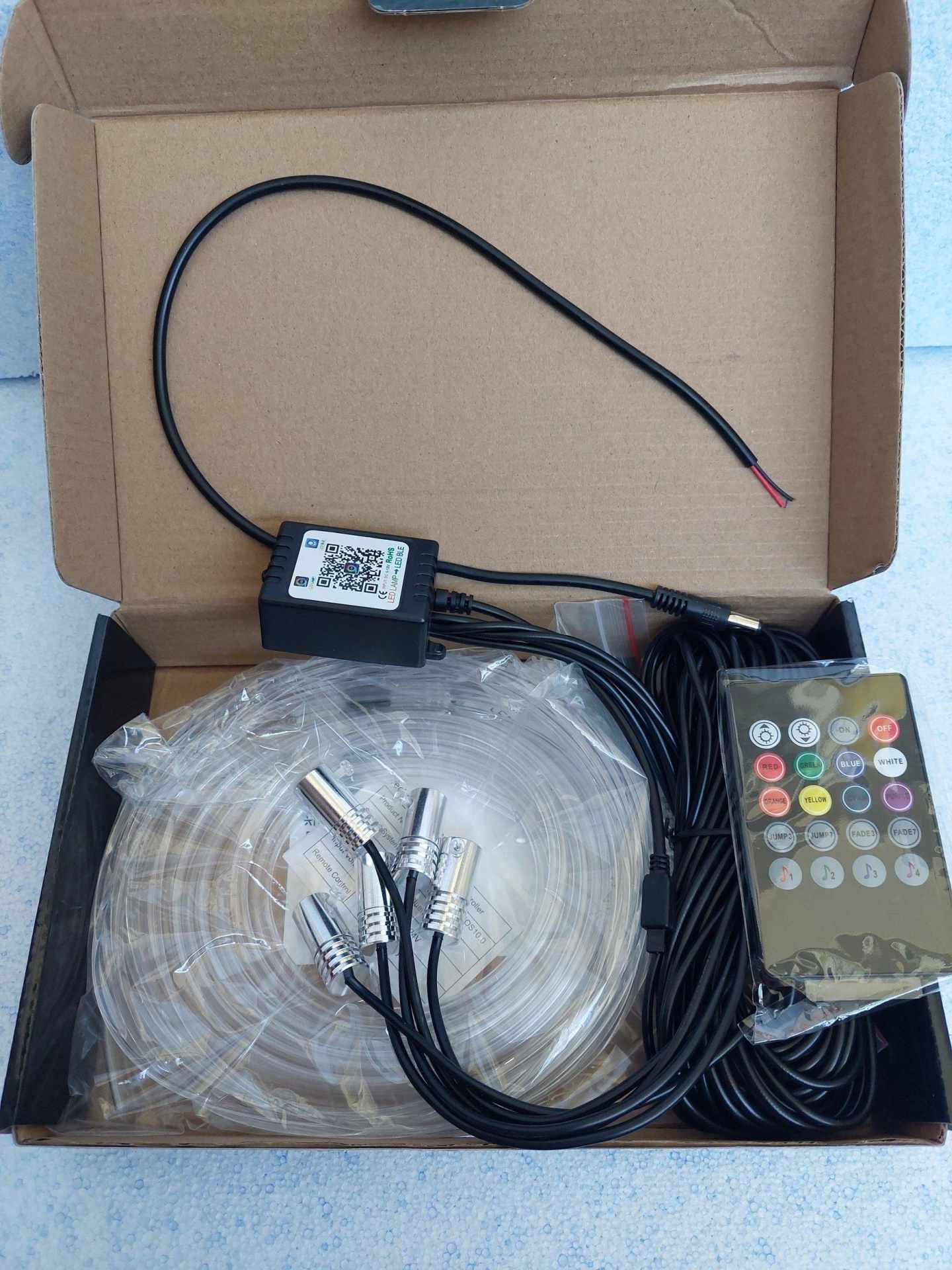 RGB LED Niti Ambijentalno osvetljenje enterijer automobila RGB LED Niti Ambijentalno osvetljenje enterijer automobila - Slika 8