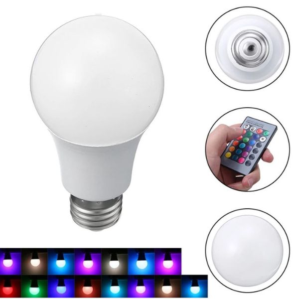 RGB LED sijalica sa daljinskim upravljacem 8w - Slika 3