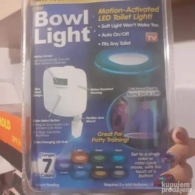 RGB lampa za WC solju RIS V - Slika 4