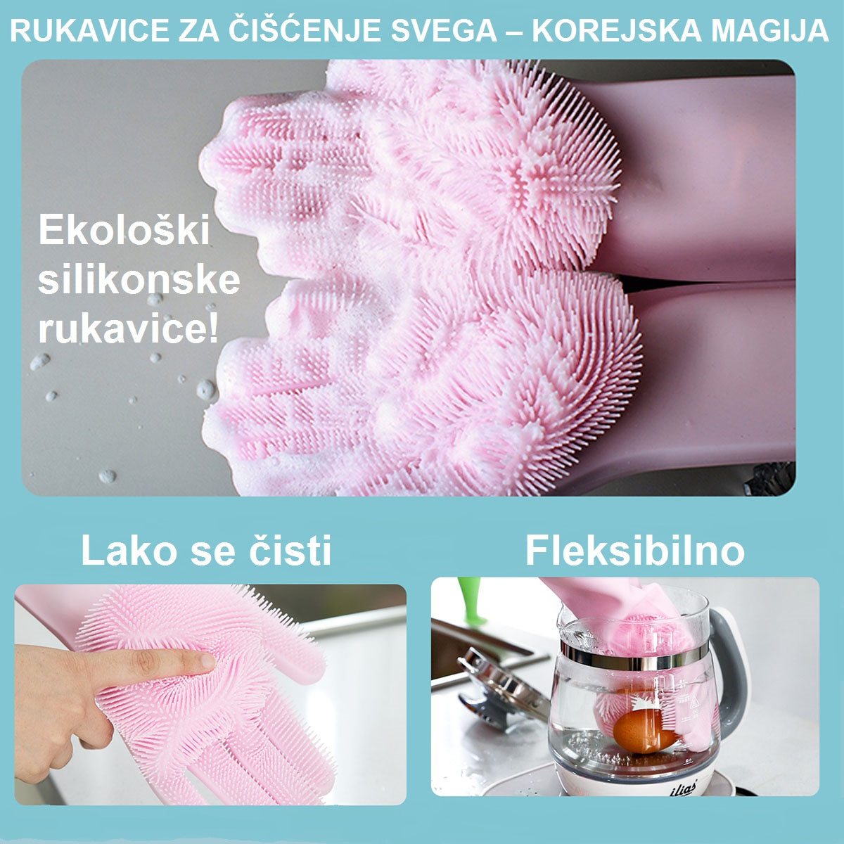 RUKAVICE ZA CISCENJE SVEGA KOREJSKA MAGIJA