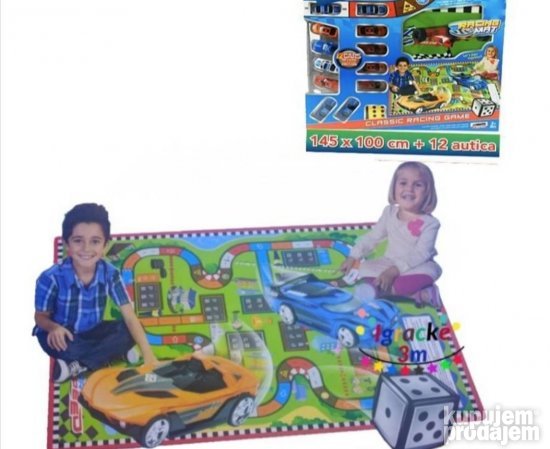 Racing mat tepih staza sa 12 autica