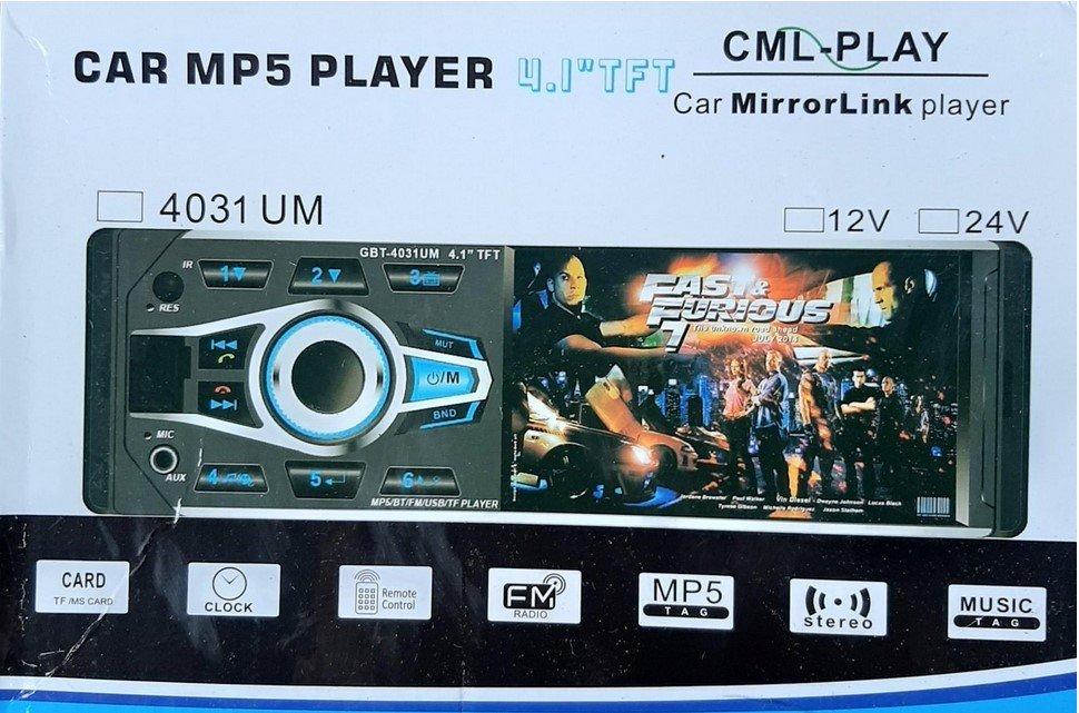 Radio Mp5 Mp3 Usb Tf FM Bluetooth 4. 1inch Multimedia Radio Mp5 Mp3 Usb Tf FM Bluetooth 4. 1inch Multimedia - Slika 5