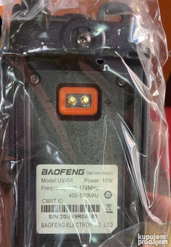 Radio stanice BAOFENG 9R plus 10w VODOOTPORNE - Slika 7