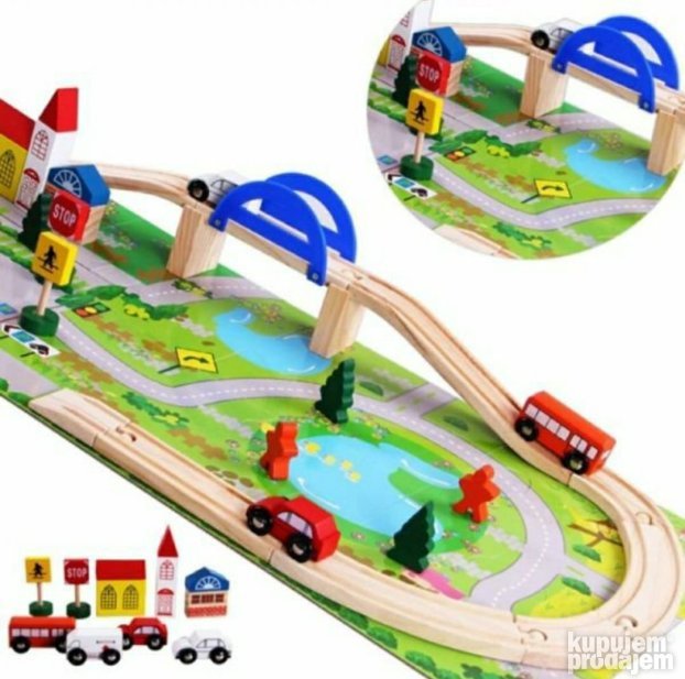 Rail overpass 40 delova Igracka za decu