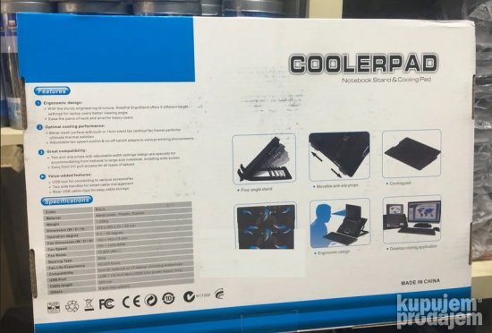 Rashladna podloga za laptop sa podesavanjem nagiba
